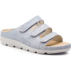 Klapki BERKEMANN - Maite 01254 Jeans 311. Niebieskie klapki damskie marki Berkemann, bez wzorów, z jeansu, bez obcasa. Za 429,00 zł.