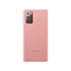 SAMSUNG Etui Silicone do Samsung Note 20 Miedziany brąz. Pomarańczowe etui męskie . Za 99,99 zł.