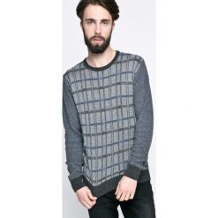 Trussardi Jeans - Sweter. Szare swetry męskie Trussardi Jeans, xl, bez wzorów, z wiskozy, z okrągłym kołnierzem, bez kaptura. W wyprzedaży za 219,90 zł.