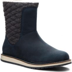 Śniegowce HELLY HANSEN - Seraphina 112-58.504 Dark Teal/Navy/Natura. Niebieskie kozaki damskie marki Helly Hansen, ze skóry, bez zapięcia. W wyprzedaży za 369,00 zł.