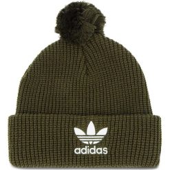 Czapka adidas - Pom Pom Beanie D98943 NGTCAR. Czarne czapki męskie marki Adidas, z materiału. Za 99,95 zł.