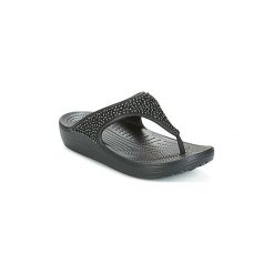 Japonki Crocs SLOANE. Czarne klapki damskie Crocs. W wyprzedaży za 143,20 zł.