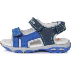 D-D-step sandały chłopięce AC290-703 26 niebieski. Niebieskie sandały chłopięce D-D-Step, na rzepy. W wyprzedaży za 169,00 zł.