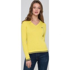 Sweter w kolorze żółtym. Żółte bez kategorii marki Felix Hardy, l, w paski, ze splotem. W wyprzedaży za 129,95 zł.