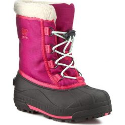 Śniegowce SOREL - Youth Cumberland NY1886 Deep Blush 684. Różowe śniegowce dziewczęce Sorel, bez zapięcia. W wyprzedaży za 219,00 zł.
