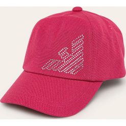 EA7 Emporio Armani - Czapka. Czarne czapki damskie EA7 Emporio Armani, bez wzorów, z bawełny. W wyprzedaży za 199,90 zł.