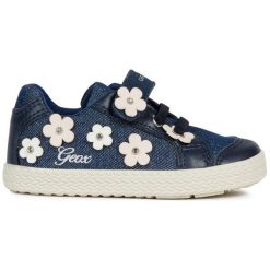 Geox Tenisówki Dziewczęce Kilwi 22 Niebieski. Niebieskie buty sportowe dziewczęce marki Geox, na lato. Za 239,00 zł.