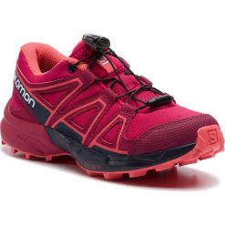Buty SALOMON - Speedcross J 404821 09 M0 Cerise./Navy Blezer/Dubarry. Różowe buty sportowe damskie Salomon, m, bez wzorów, ze skóry ekologicznej, bez rękawów. Za 319,00 zł.