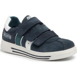 Sneakersy PRIMIGI - 4375344 M Navy. Niebieskie trampki chłopięce Primigi, bez wzorów, ze skóry, na rzepy. W wyprzedaży za 219,00 zł.