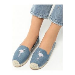 Espadryle damskie: Granatowe Espadryle Flaming