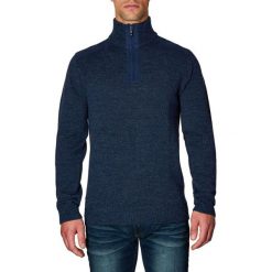 Golfy męskie: Sweter w kolorze granatowym