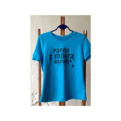 Panna z mokrą głową. Szare t-shirty damskie Kurdemol, s, bez wzorów, z dekoltem na plecach. Za 85,00 zł.
