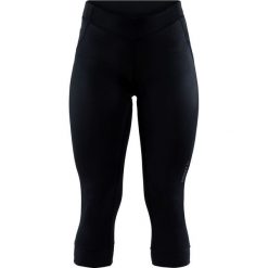 Craft spodenki rowerowe damskie Rise Knickers, czarny M. Czarne spodenki sportowe damskie Craft, s, bez wzorów, z materiału, klasyczne, na fitness i siłownię. Za 189,00 zł.