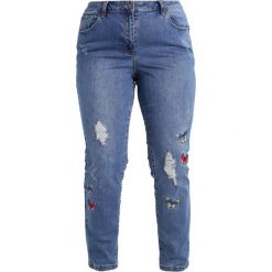 Boyfriendy damskie: Evans BUTTERFLY PATCH Jeansy Slim Fit denim