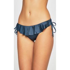 Seafolly - Figi kąpielowe Shine On. Niebieskie stroje kąpielowe damskie Seafolly, bez wzorów, z elastanu. W wyprzedaży za 139,90 zł.