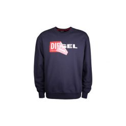Bluzy Diesel 00S8WC OIAEG / S-Samy. Niebieskie bluzy męskie Diesel, s, bez wzorów, bez kołnierzyka, bez rękawów, bez kaptura. Za 299,00 zł.