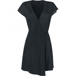 Forplay Wickelkleid mit Bindegürtel Sukienka czarny. Czarne sukienki Forplay, l, z materiału. Za 79,90 zł.