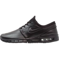 Nike SB STEFAN JANOSKI MAX Tenisówki i Trampki black/metallic pewter. Czarne trampki i tenisówki damskie marki Nike SB, ze skóry. W wyprzedaży za 455,20 zł.