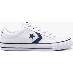 Converse - Tenisówki. Białe tenisówki męskie marki Converse, z gumy, na sznurówki. W wyprzedaży za 219,90 zł.