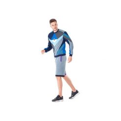 Triangulum Sweatshirt (Blue). Niebieskie bluzy męskie OKUAKU, xxl, z aplikacjami, z elastanu. Za 289,00 zł.