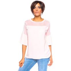 T-shirty damskie: Koszulka „Levine” w kolorze jasnoróżowym