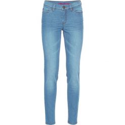 Dżinsy Super SKINNY, krótsze nogawki bonprix niebieski "bleached”. Niebieskie jeansy damskie bonprix. Za 69,99 zł.
