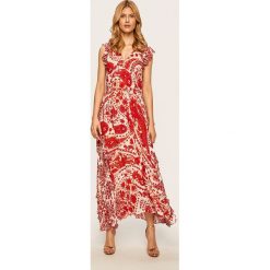 Twinset - Sukienka. Różowe sukienki damskie Twinset, na co dzień, s, w kwiaty, z poliesteru, casualowe, bez kołnierzyka, bez rękawów, maxi, proste. Za 1919,00 zł.