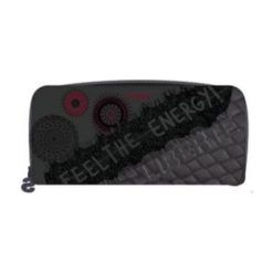 Desigual portfel damski Mone Rep Comunika Zip Around czarny. Czarne portfele damskie Desigual, bez wzorów. Za 249,00 zł.