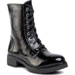Trapery GINO ROSSI - RST-DTI688 Black. Czarne trapery damskie Gino Rossi, ze skóry, bez obcasa, bez zapięcia. Za 379,99 zł.