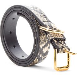 Paski damskie: Pasek Damski LAUREN RALPH LAUREN - 1 Roller 412710974001 Xs Black Natural
