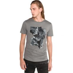 Jack & Jones Mike Koszulka Szary. Szare podkoszulki męskie Jack & Jones, l, z nadrukiem, z bawełny, z krótkim rękawem. Za 80,95 zł.