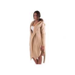Sweter rozpinany. Brązowe kardigany damskie Theg clothing, l, z bawełny. Za 328,14 zł.