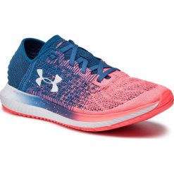 Buty UNDER ARMOUR - Ua W Threadborne Blur 3000098-401 Blu. Różowe buty sportowe damskie Under Armour, bez wzorów, z tworzywa sztucznego, sportowe, do biegania. W wyprzedaży za 269,00 zł.