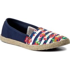 Espadryle damskie: Espadryle COCA-COLA – Solar Print Espadrille CCA1207 Petrole