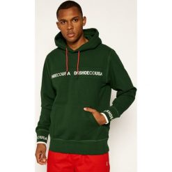 Bluza DC Middlegate Hoodie EDYFT03497. Zielone bluzy męskie DC, m, bez wzorów, bez kołnierzyka, bez rękawów, bez kaptura. W wyprzedaży za 189,00 zł.