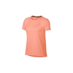 T-shirty z krótkim rękawem Nike W Run Top SS Tee 890353-827. Różowe topy damskie Nike, m, bez wzorów, bez kołnierzyka. Za 79,99 zł.