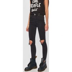 Answear - Jeansy. Czarne jeansy damskie ANSWEAR, xl. W wyprzedaży za 99,90 zł.