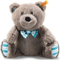 Miś "Boris". Szare przytulanki i maskotki Steiff Toys. W wyprzedaży za 85,95 zł.