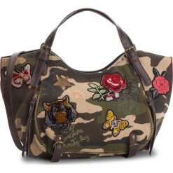Torebka DESIGUAL - 18WAXF19 4003. Zielone torebki klasyczne damskie Desigual, bez wzorów, ze skóry ekologicznej, klasyczne, duże, bez dodatków. W wyprzedaży za 269,00 zł.