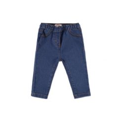 ESPRIT Boys Spodnie jeans blue denim. Niebieskie spodnie niemowlęce marki Esprit, z bawełny. Za 69,00 zł.