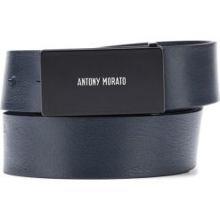 Antony Morato Pasek Niebieski. Niebieskie paski męskie w paski, ze skóry. Za 218,95 zł.
