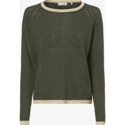 Rich & Royal - Sweter damski z dodatkiem lnu, zielony. Zielone swetry damskie Rich & Royal, s, bez wzorów, bez rękawów, bez kaptura. Za 399,95 zł.