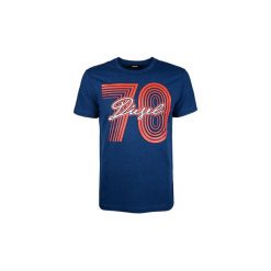 T-shirty z krótkim rękawem Diesel 00SD4B-0AASI / T-Diego-Sq. Niebieskie t-shirty męskie Diesel, xl, bez wzorów, bez kołnierzyka, krótkie. Za 139,00 zł.