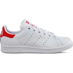 Adidas STAN SMITH J 207. Białe sneakersy damskie Molly.pl, ze skóry. Za 299,00 zł.