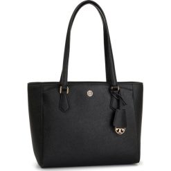 Torebka TORY BURCH - Robinson Small Tote 54146 Black 001. Czarne torebki klasyczne damskie Tory Burch, bez wzorów, ze skóry, klasyczne, bez dodatków. Za 1269,00 zł.