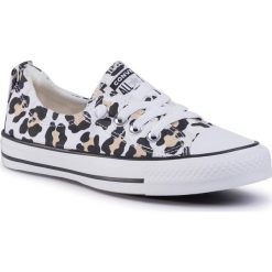 Trampki CONVERSE - Ctas Shoreline Slip 567022C White/Desert Ore/Black. Białe trampki i tenisówki damskie Converse, bez wzorów, z gumy, bez zapięcia. Za 199,00 zł.