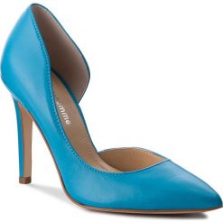 Szpilki SOLO FEMME - 34278-A7-G19/000-04-00 Niebieski. Niebieskie szpilki Solo Femme, bez wzorów, ze skóry, bez obcasa, na obcasie, bez zapięcia. W wyprzedaży za 199,00 zł.