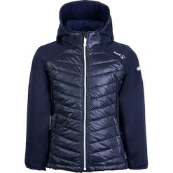 Kurtka funkcyjna w kolorze granatowym. Niebieskie kurtki niemowlęce Kamik, bez wzorów, bez kaptura. W wyprzedaży za 155,95 zł.
