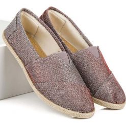 Tomsy damskie: Espadryle slip on z brokatem KYLIE