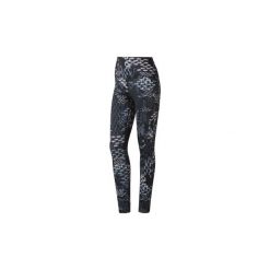Legginsy i Rajstopy Reebok Sport Legginsy Studio Lux Bold High-Rise. Czarne rajstopy damskie Reebok Sport, bez wzorów. Za 199,00 zł.